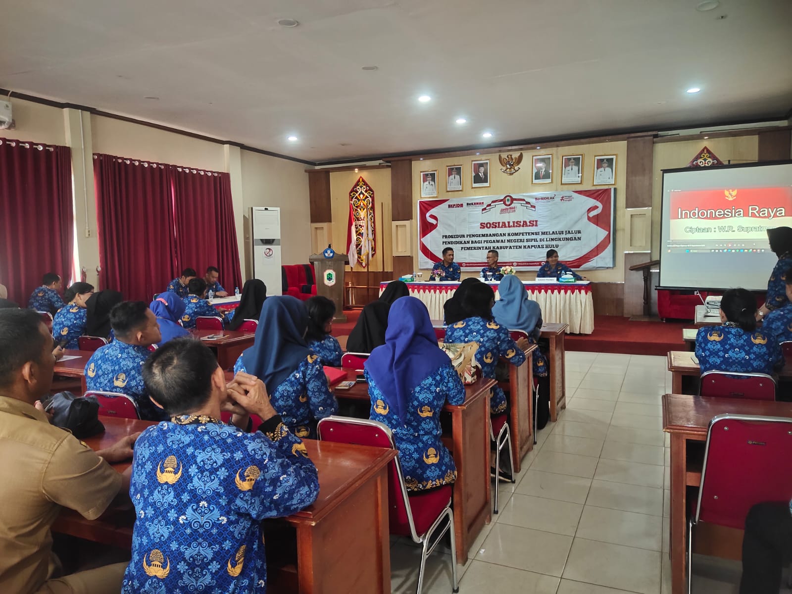 Sosialisasi Prosedur Pengembangan Kompetensi PNS Melalui Jalur Pendidikan di Kabupaten Kapuas Hulu