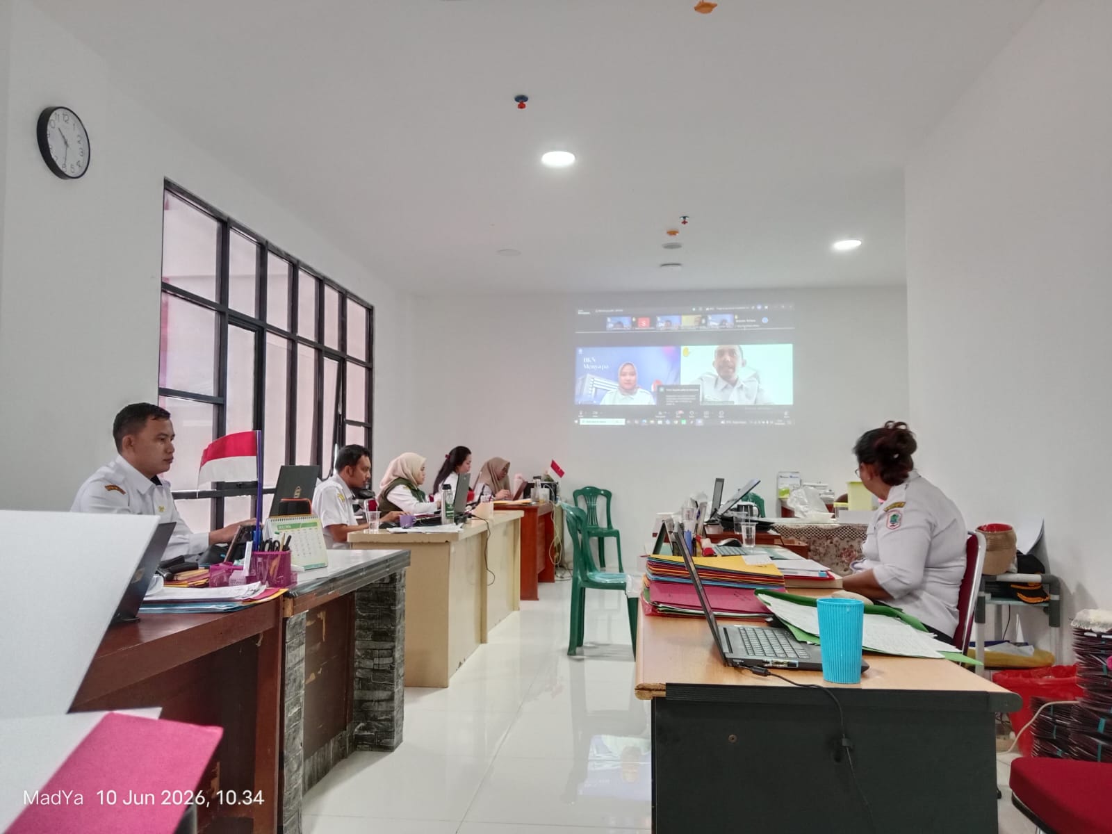 BKPSDM Kabupaten Kapuas Hulu Ikuti Zoom BKN Menyapa Bahas Pengembangan Fitur Sistem DMS